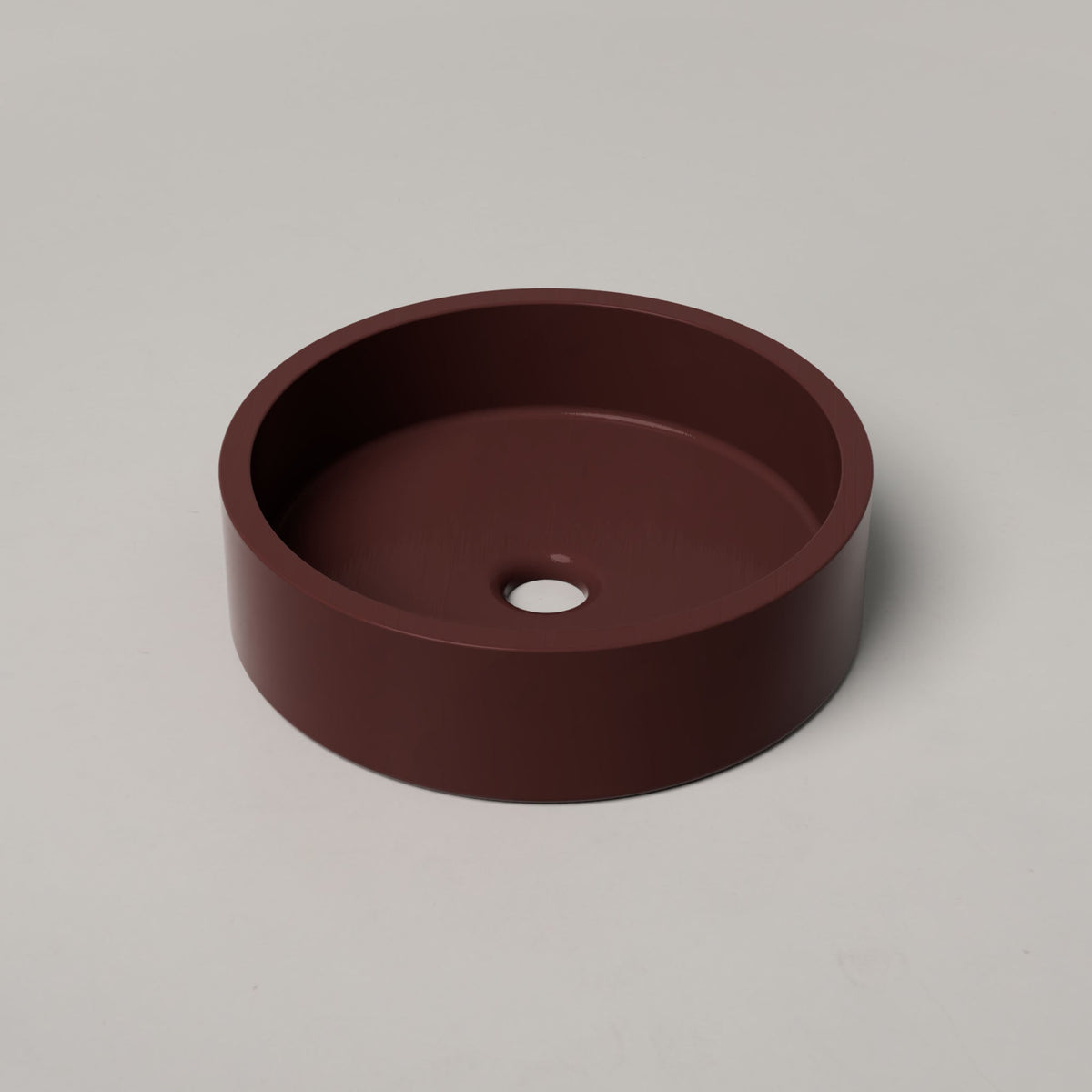 Nood Co Hoop Concrete Basin in Clay | Nood Co