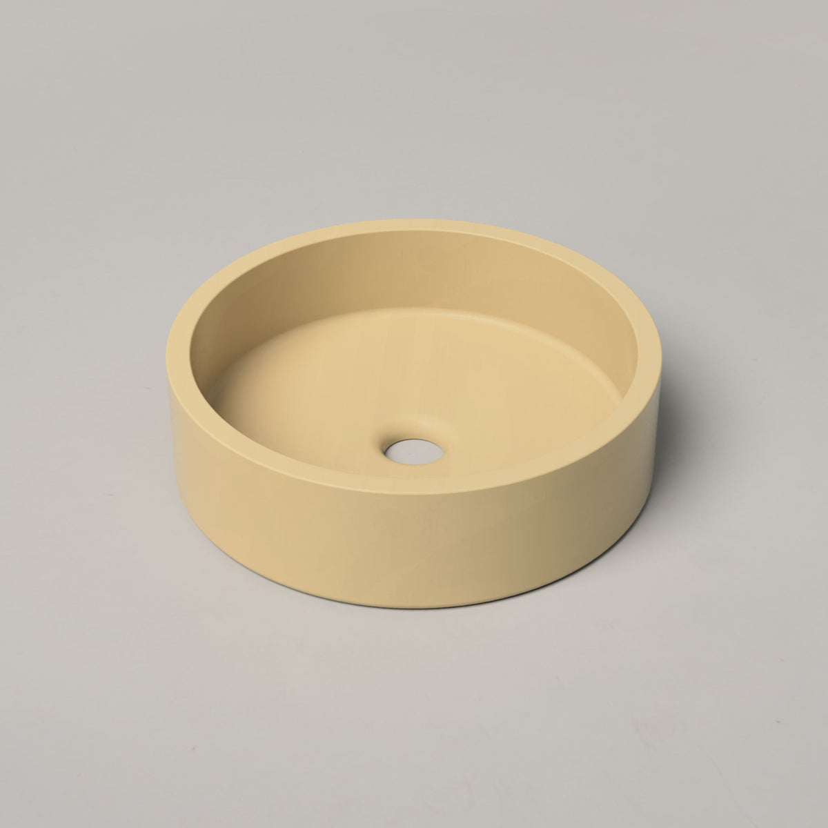 Nood Co Hoop Concrete Basin in Custard | Nood Co