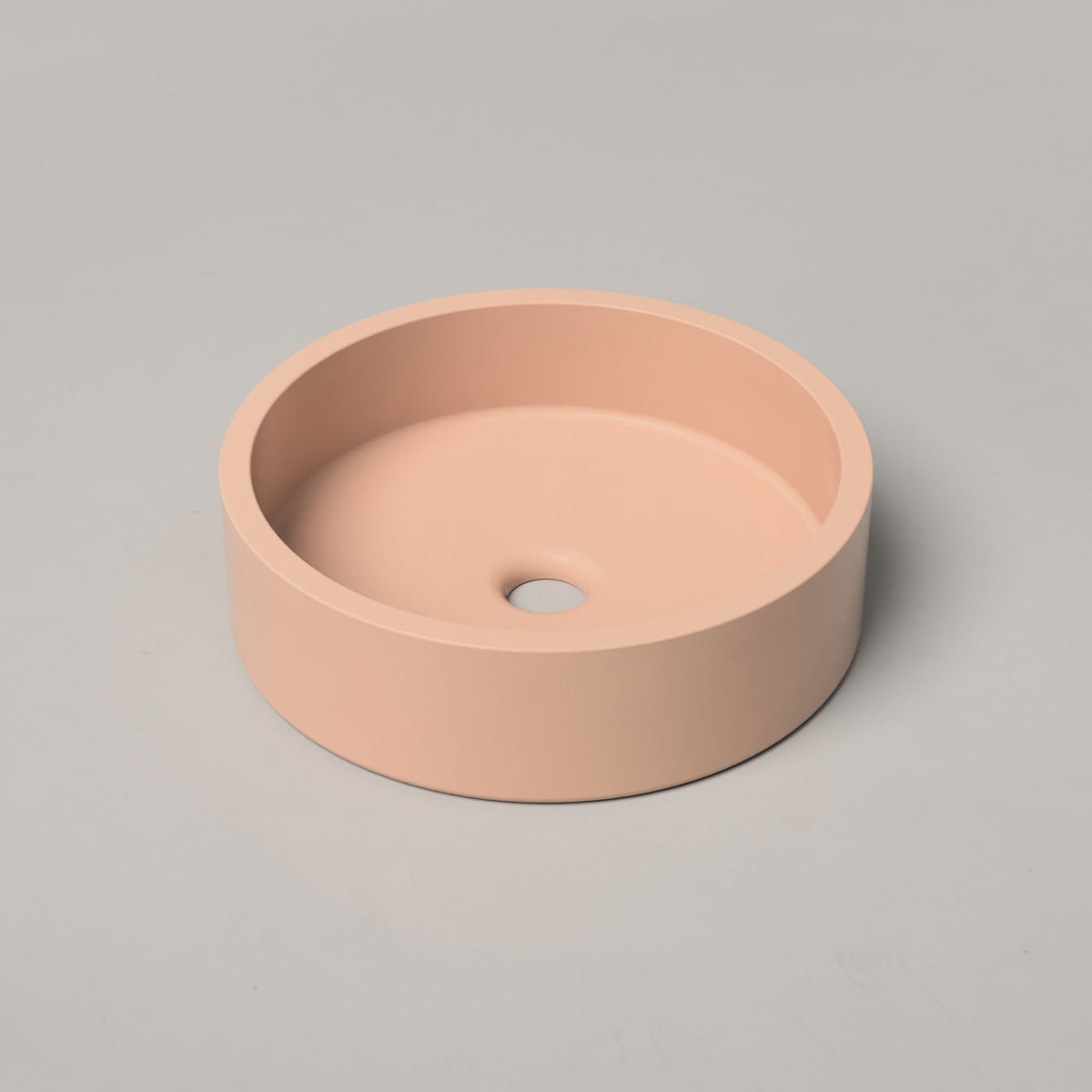 Nood Co Hoop Concrete Basin in Pastel Peach | Nood Co
