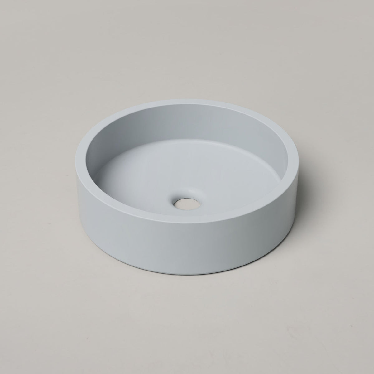 Nood Co Hoop Concrete Basin in Powder Blue | Nood Co