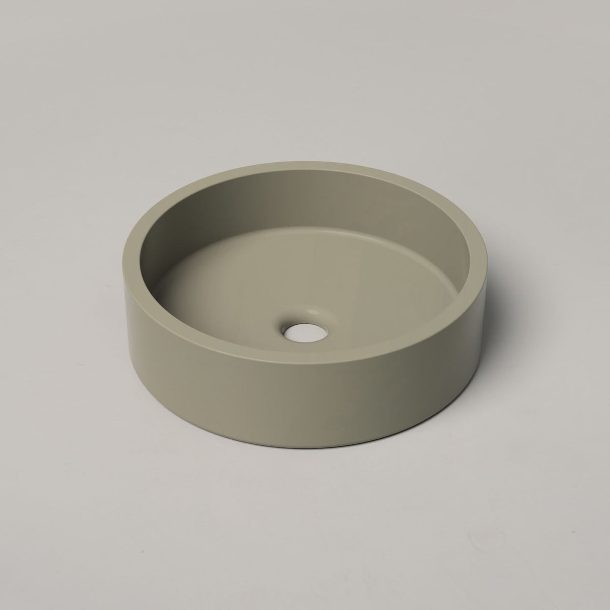 Nood Co Hoop Concrete Basin in Sage | Nood Co