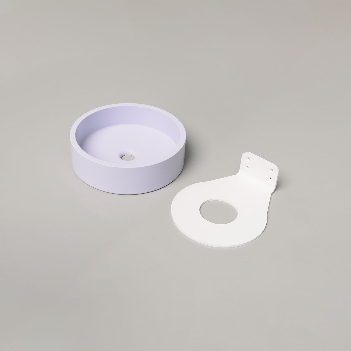 Nood Co Hoop Concrete Basin in Lilac | Nood Co