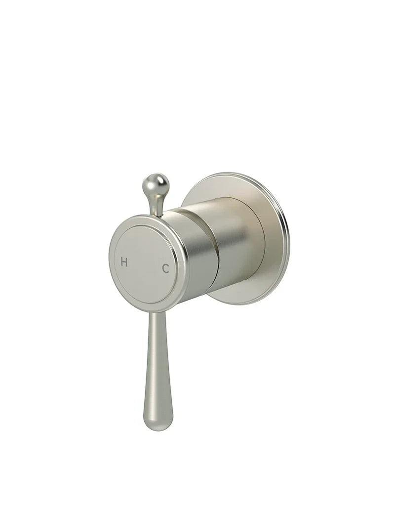 Harrington Wall Mixer Trim Kit - In-Wall Body Not Included in Brushed Nickel | Meir