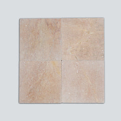 Rosa Murcia Square Marble Tile | Tumbled Natural Stone
