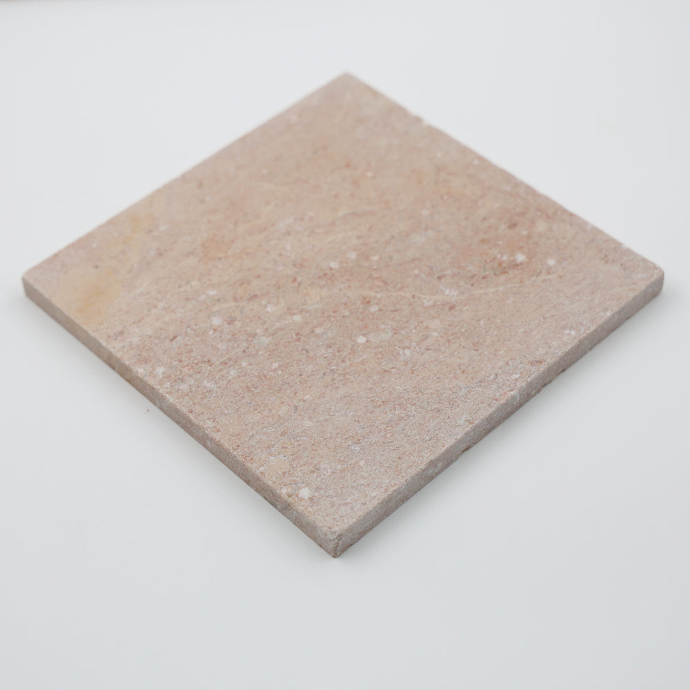 Rosa Murcia Square Marble Tile | Tumbled Natural Stone