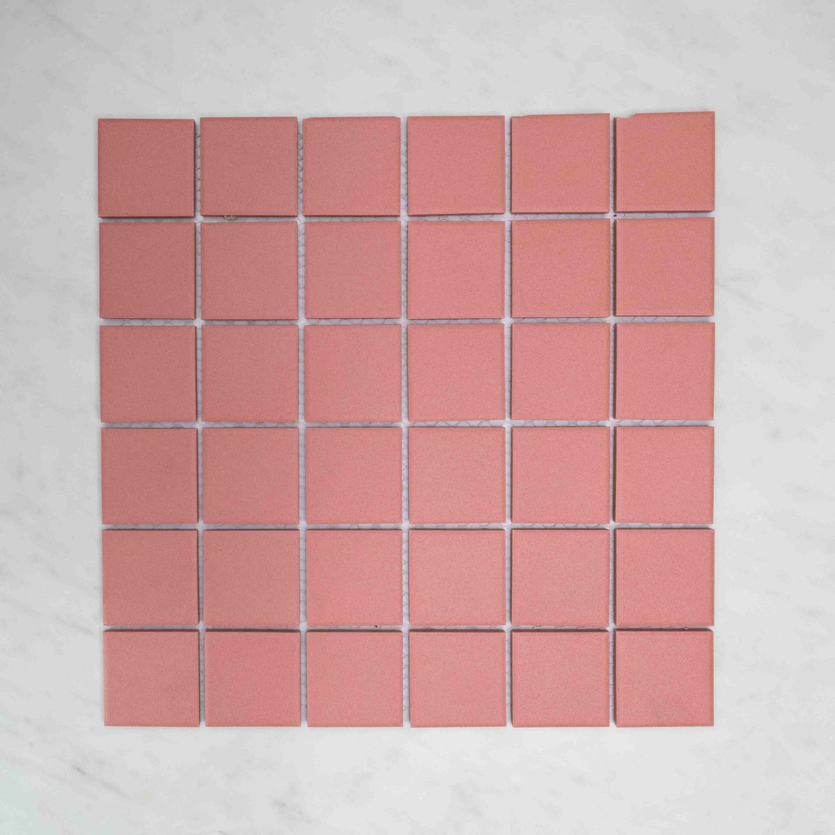 Cagliari Full Body Porcelain Mosaic in Cagliari Pink, Matt finish
