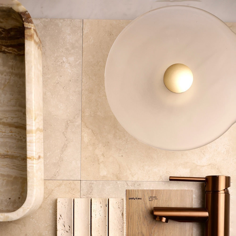 Lunara Caspia Frosted Wall Light