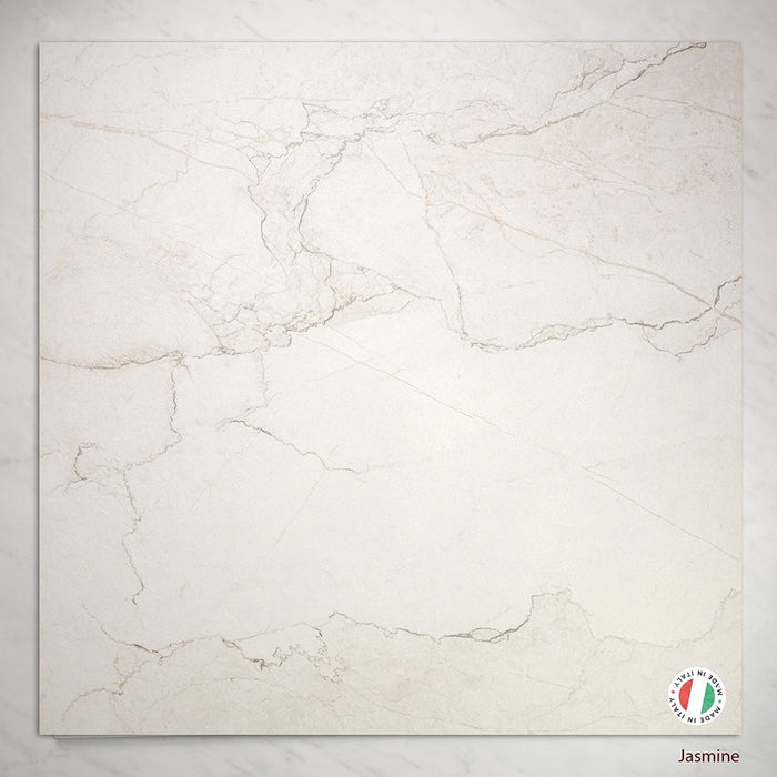 Bolgheri Stone Look Italian Floor and Wall Tile in Jasmine, Natural finish