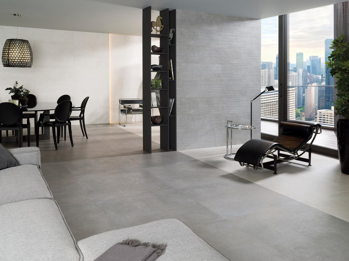 Limit Series Spanish Ceramic Wall Tile in Natural & Smoke, 3D / Texture finish