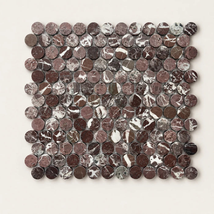 Levanto Penny Round Marble Mosaic | Honed Natural Stone Mosaic