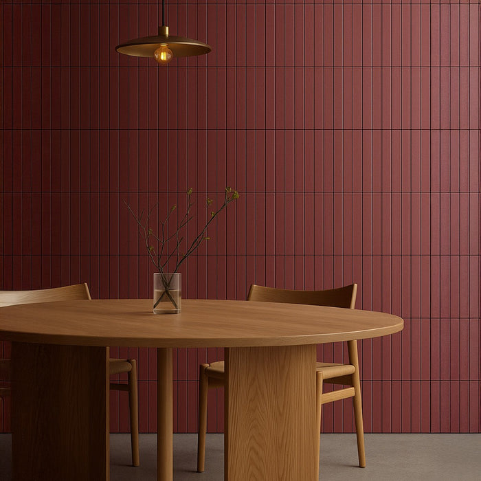 Chalk Series Porcelain 286x260 mm Mosaic in Burgundy, Green, Mint, Mustard & White, Matt finish