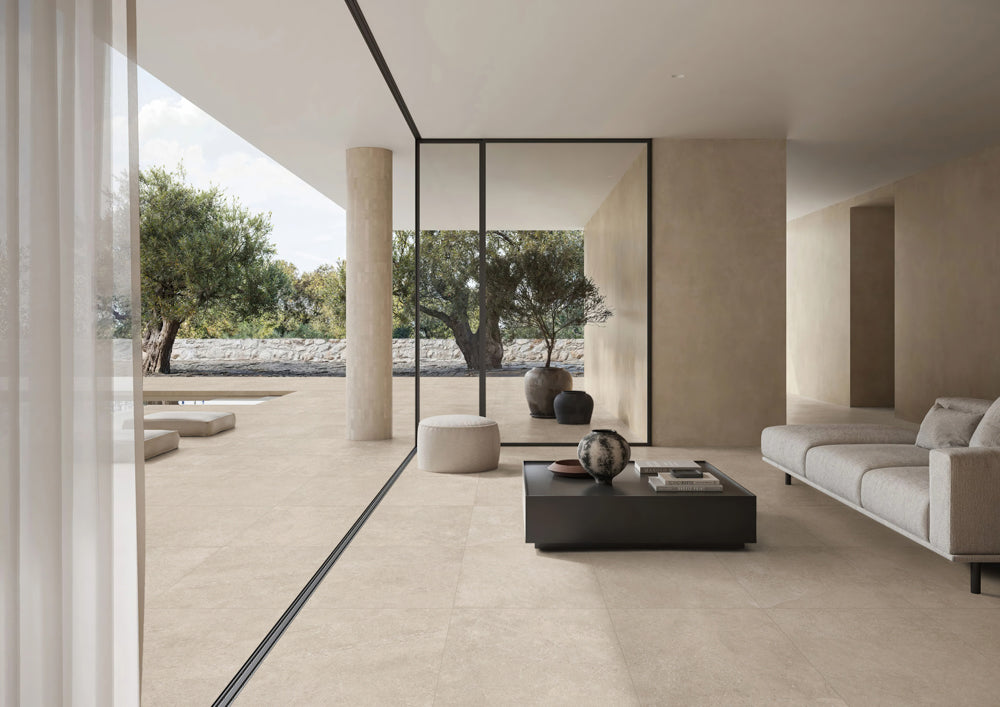 Limestone Blanco Series Porcelain Floor and Wall Tile