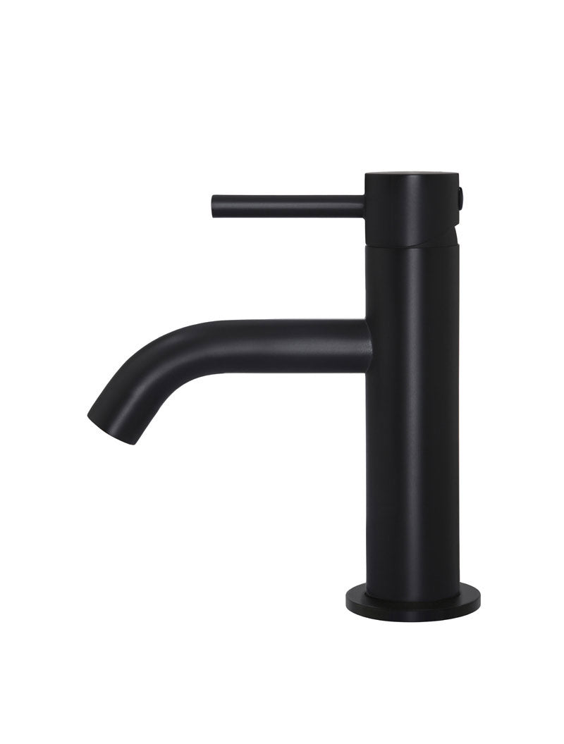 Piccola Basin Mixer Tap in Matte Black | Meir