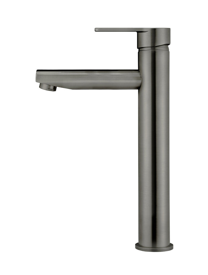 Round Paddle Tall Basin Mixer in Shadow | Meir #Colour_Shadow