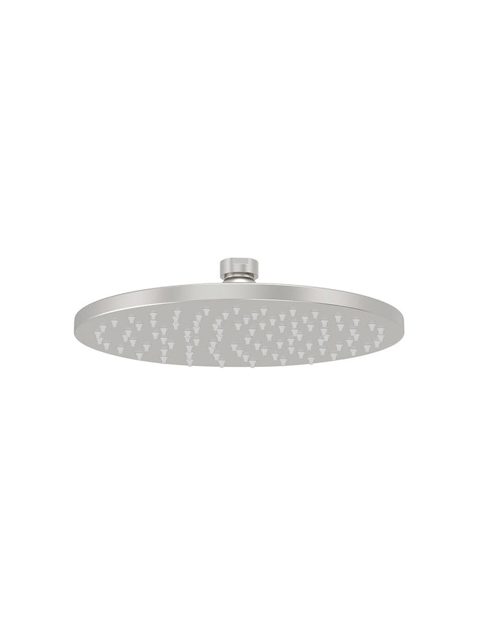 Round Shower Rose 200mm in Brushed Nickel | Meir #Colour_Brushed Nickel