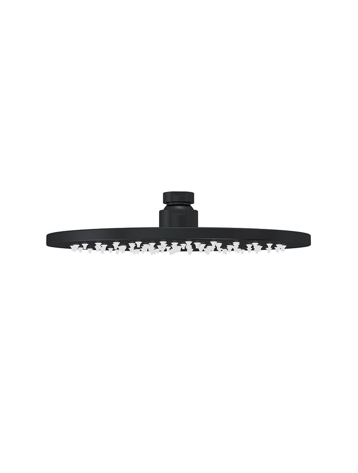Round Shower Rose 200mm in Matte Black | Meir #Colour_Matte Black