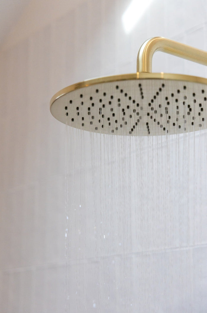Round Shower Rose 300mm in Tiger Bronze | Meir #Colour_Tiger Bronze