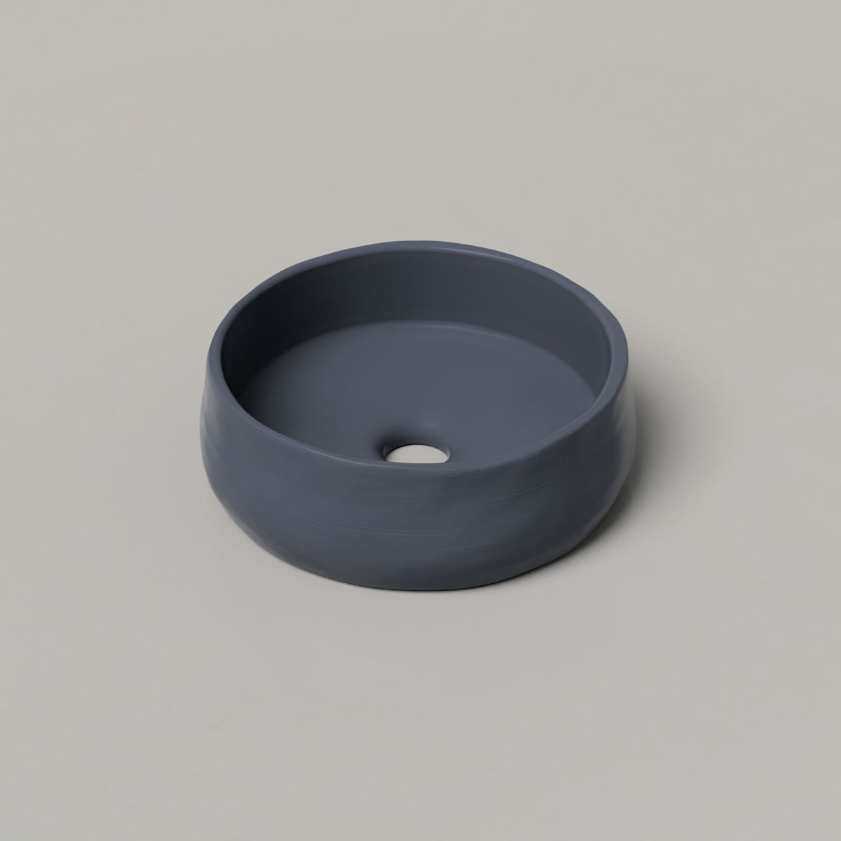 Nood Co Mill Concrete Basin in Copan Blue | Nood Co