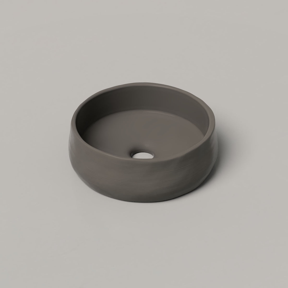 Nood Co Mill Concrete Basin in Mid Tone Grey | Nood Co
