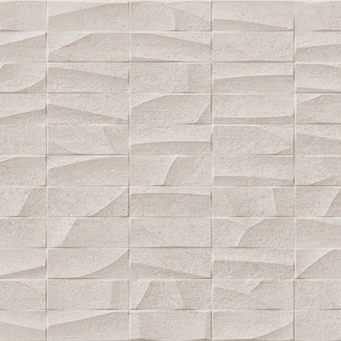 Porcelanosa Nantes Mosaico Caliza Stone Effect Mosaic Wall Tile 596 × 1500 mm – 3D / Texture finish