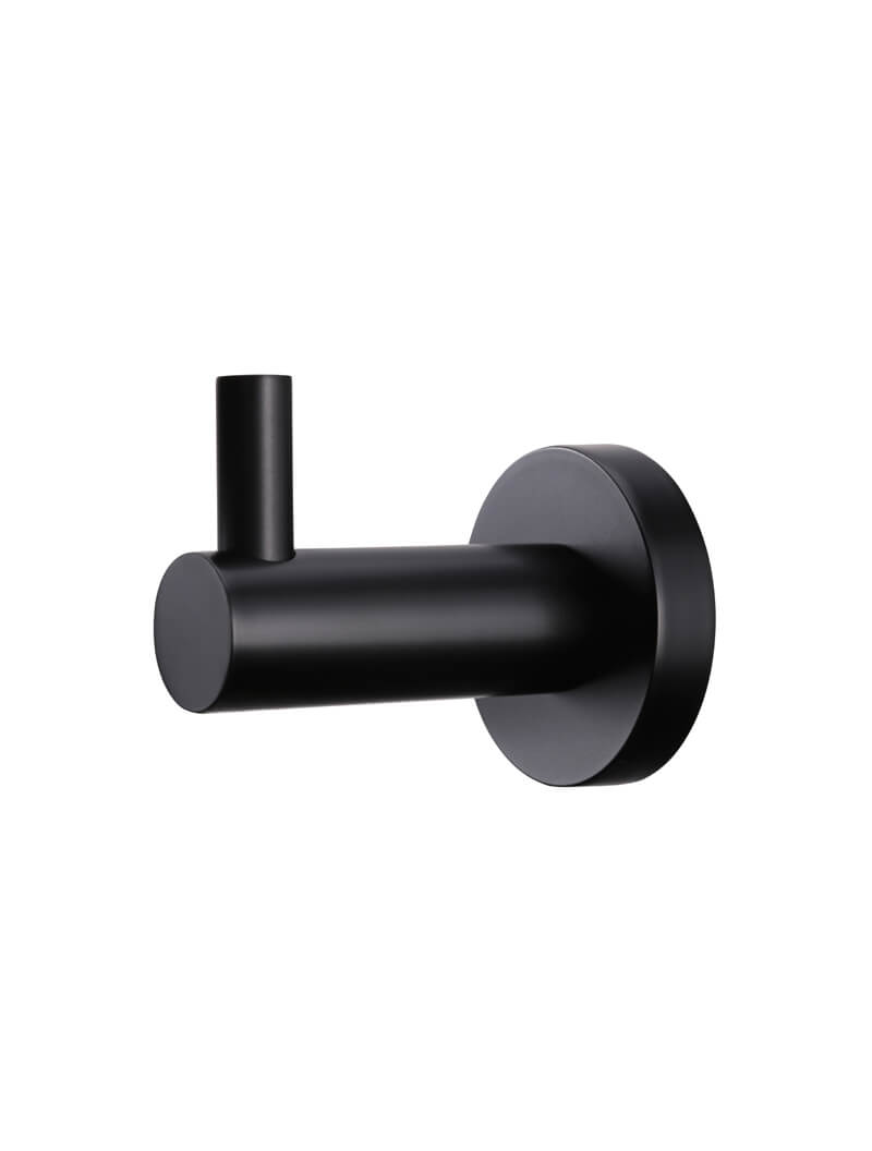 Round Robe Hook in Matte Black | Meir