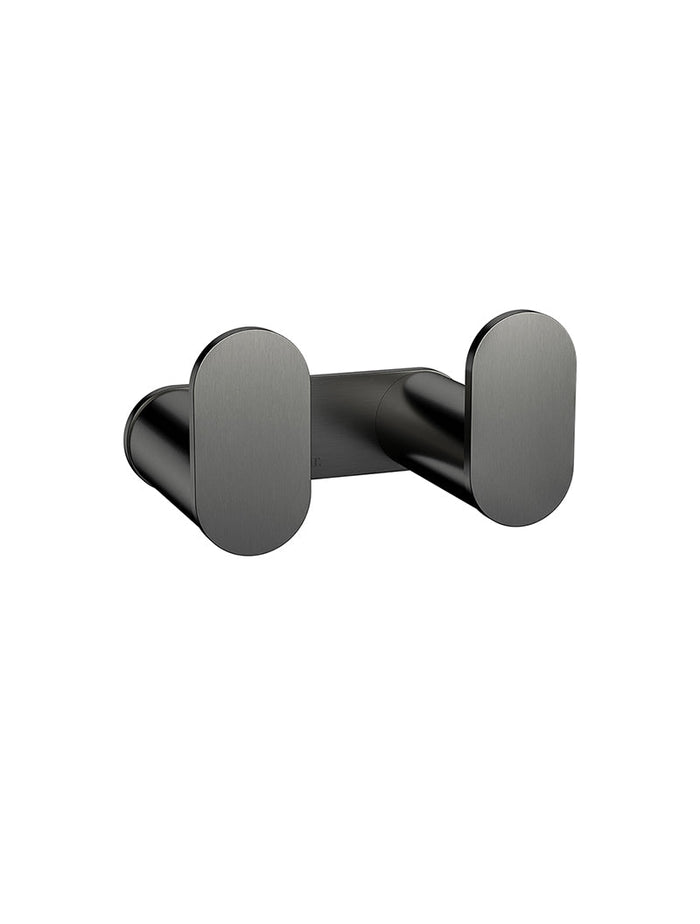 Curvaé Double Robe Hook in Shadow | Meir #Colour_Shadow