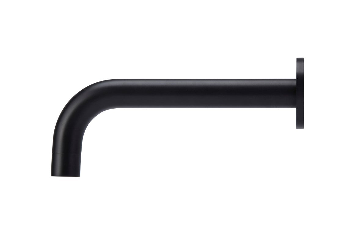 Universal Round Curved Spout in Matte Black | Meir