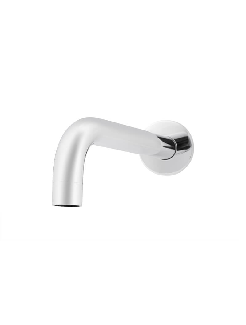 Universal Round Curved Spout in Polished Chrome | Meir