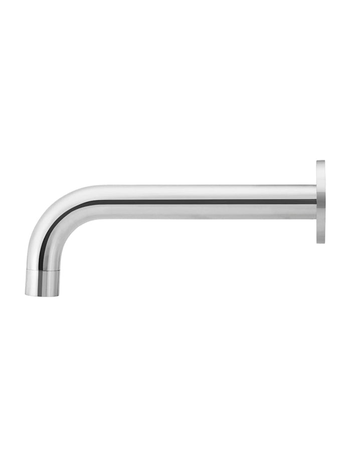Universal Round Curved Spout in Polished Chrome | Meir #Colour_Polished Chrome