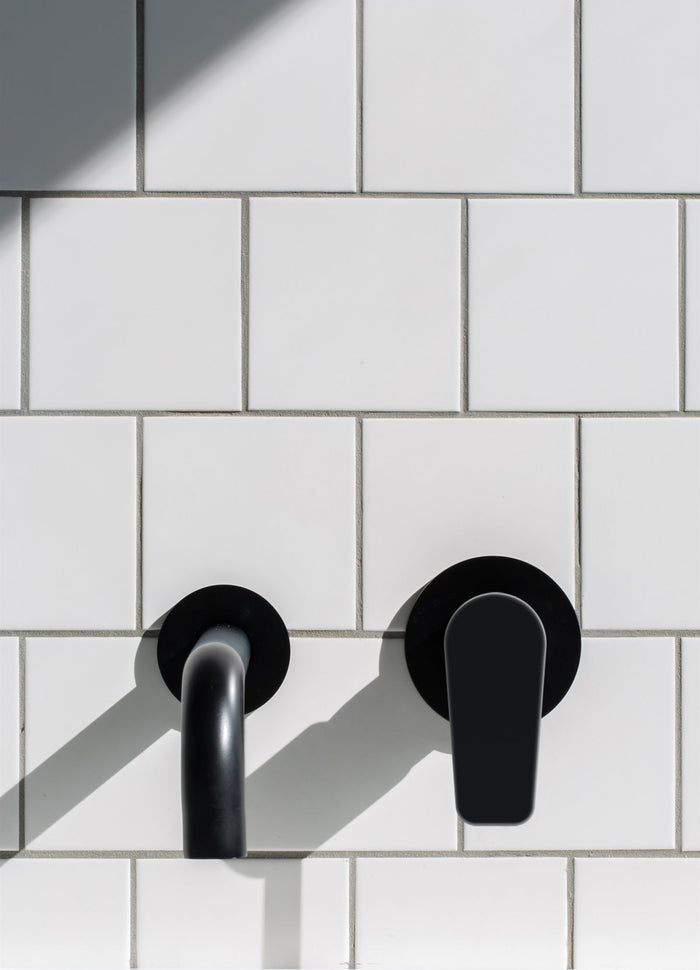 Round Wall Mixer Paddle Handle Trim Kit - In-wall Body Not Included in Matte Black | Meir #Colour_Matte Black