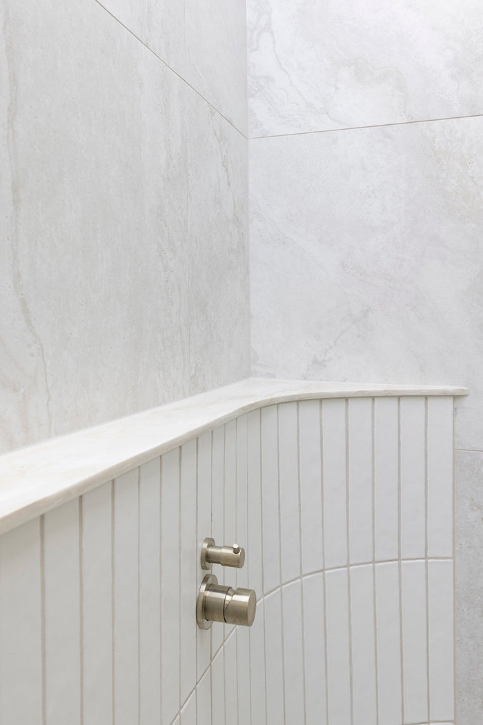 Round Diverter Mixer Pinless Handle Trim Kit - In-wall Body Not Included in Brushed Nickel | Meir #Colour_Brushed Nickel