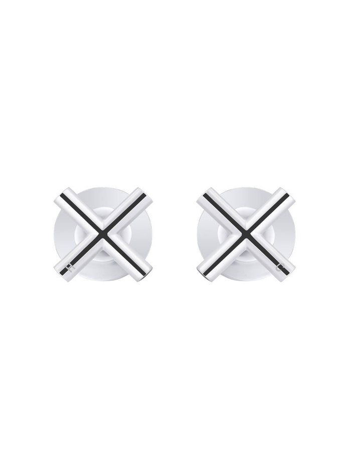 Round Cross Handle Jumper Valve Wall Top Assemblies in Polished Chrome | Meir #Colour_Polished Chrome
