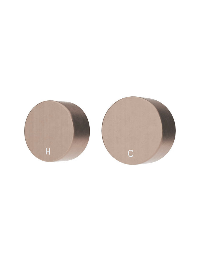 Circular Wall Taps in Champagne | Meir #Colour_Champagne