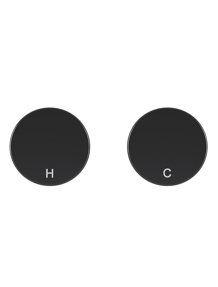 Circular Wall Taps in Matte Black | Meir #Colour_Matte Black