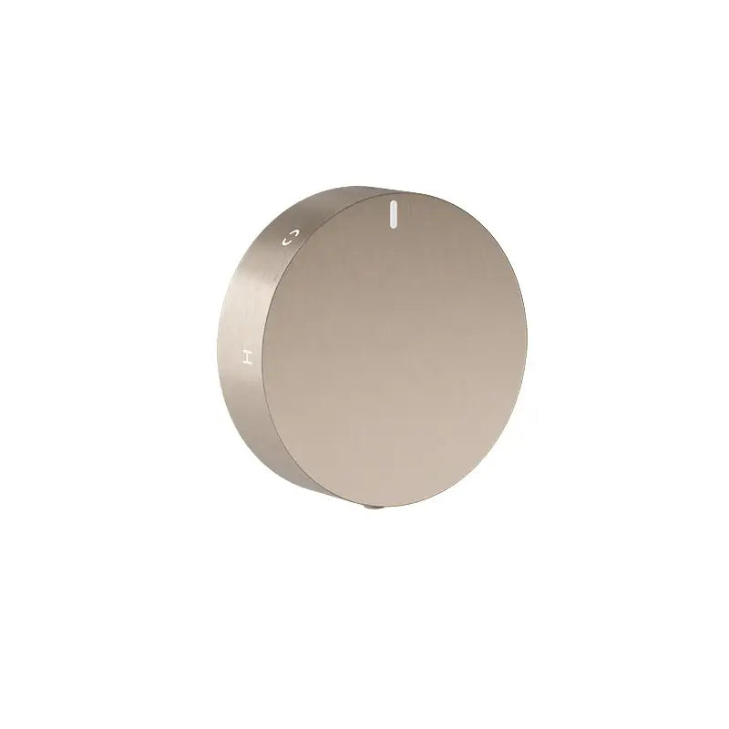 Progressive mixer - in-wall body and Trim set in Champagne | Meir