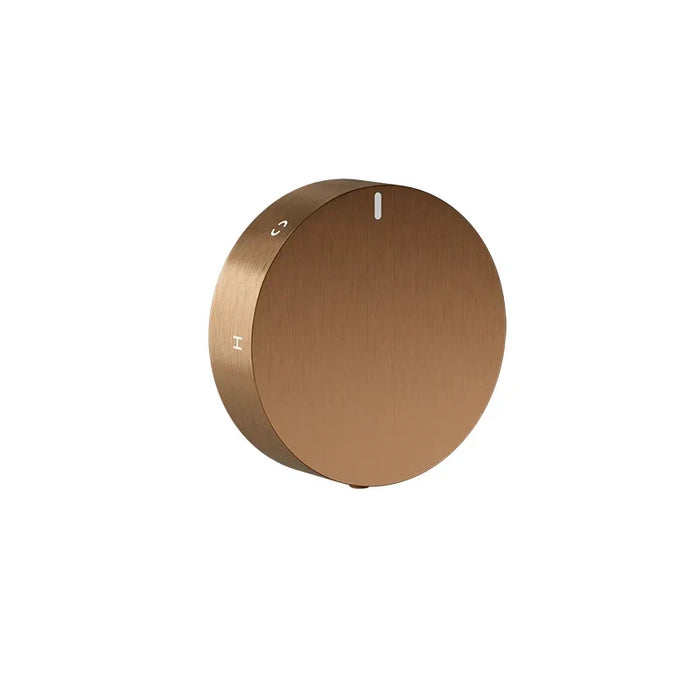 Progressive mixer - in-wall body and Trim set in Lustre Bronze | Meir #Colour_Lustre Bronze