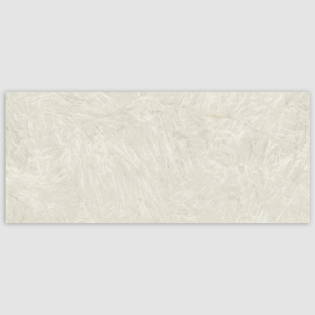 Marvel Gala Italian Porcelain Tile in Crystal White, Lappato finish