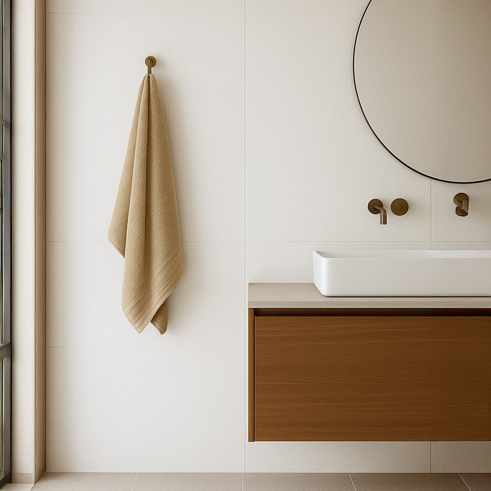 Micro Cement White Textured 600x600 Porcelain Tile – Honed finish