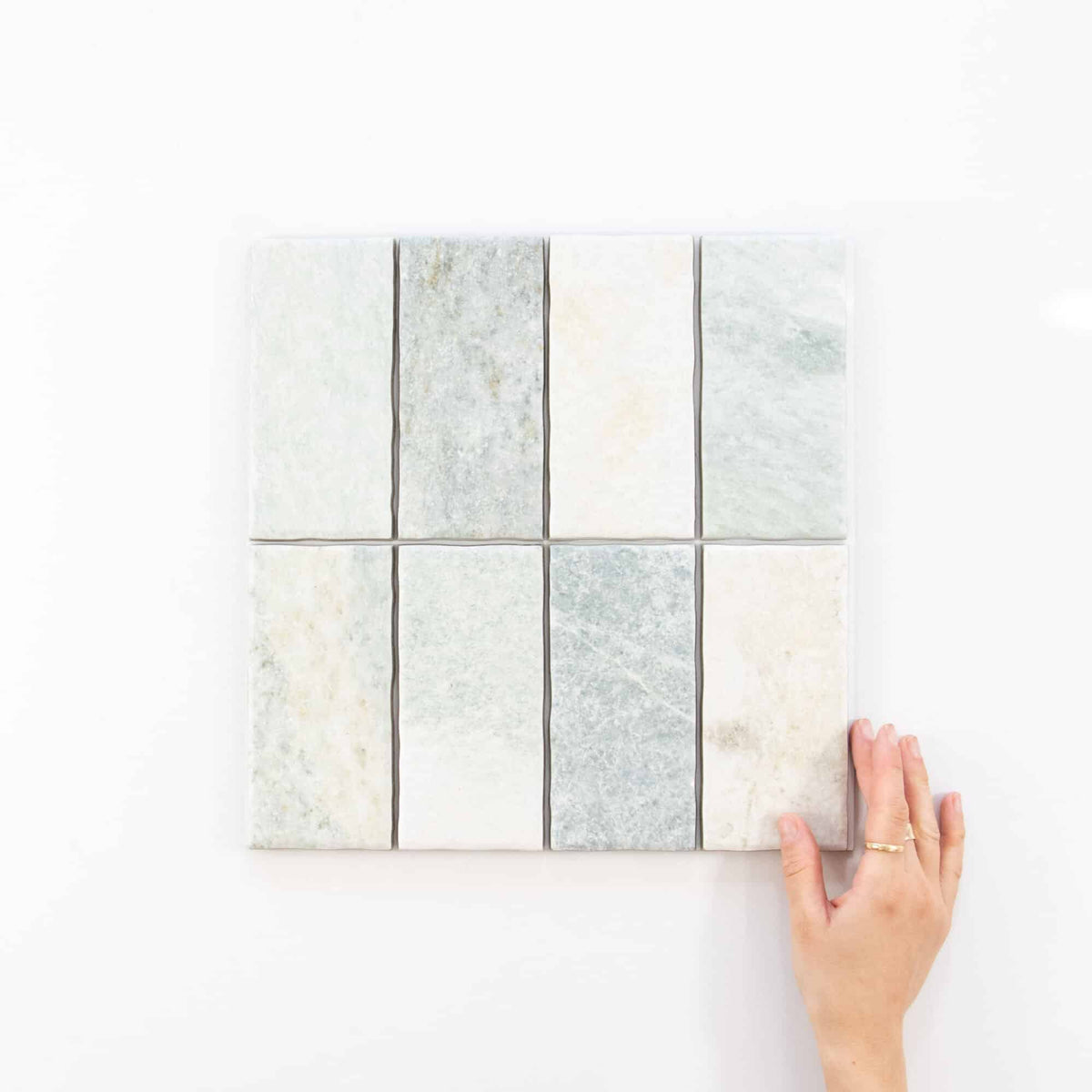 Ming Green Marble Look Porcelain Floor & Wall Tile