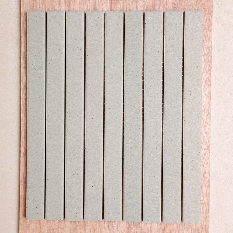 Chalk Series Porcelain 286x260 mm Mosaic in Mint, Matt finish