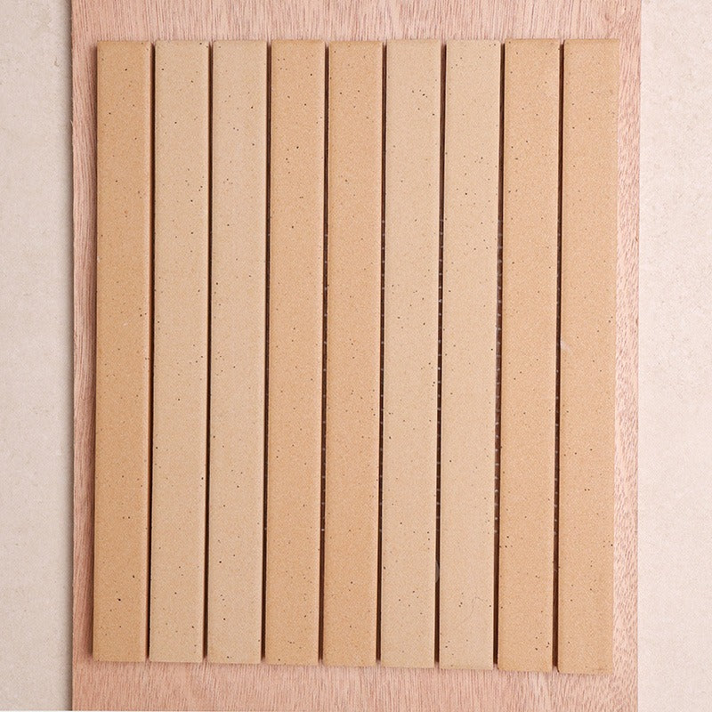 Chalk Series Porcelain 286x260 mm Mosaic in Mustard, Matt finish