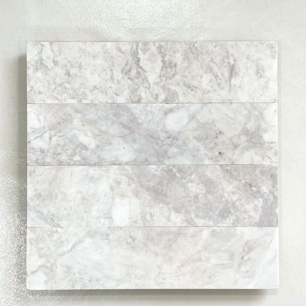 Nimbus White Natural Marble Subway – Honed finish