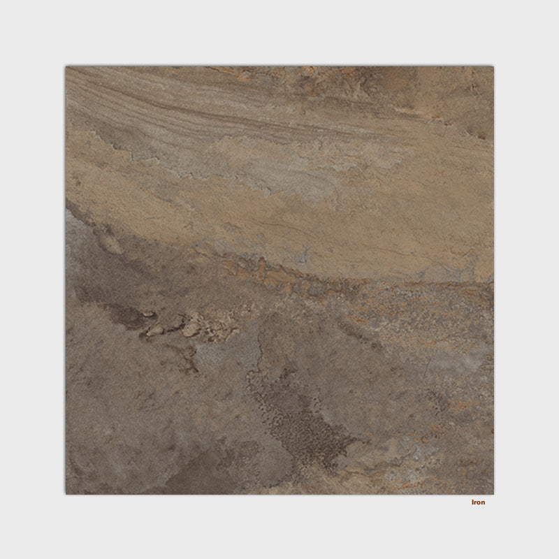 Cometal Slate Look Italian Porcelain Floor and Wall Tile in Iron, Matt finish