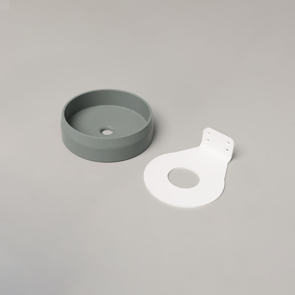 Nood Co Prism Circle Concrete Basin in Rowboat | Nood Co