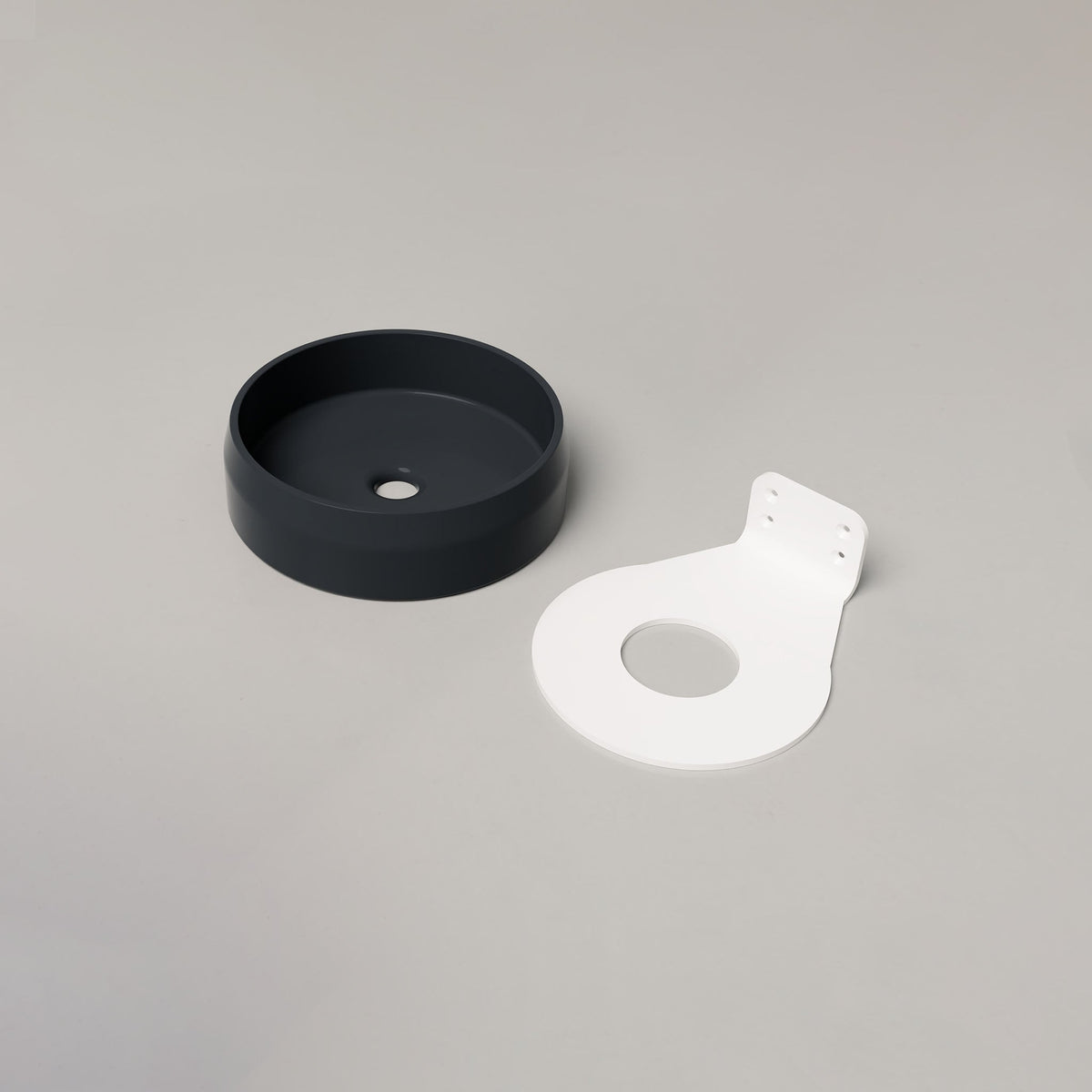 Nood Co Prism Circle Concrete Basin in Storm | Nood Co