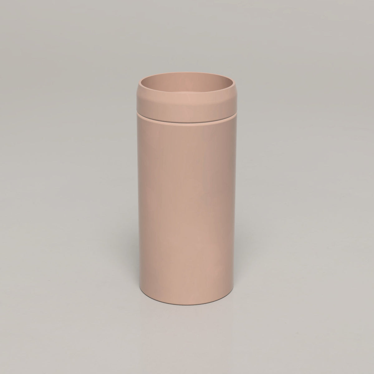 Nood Co Cylinder Prism Circle Concrete Basin in Blush Pink | Nood Co