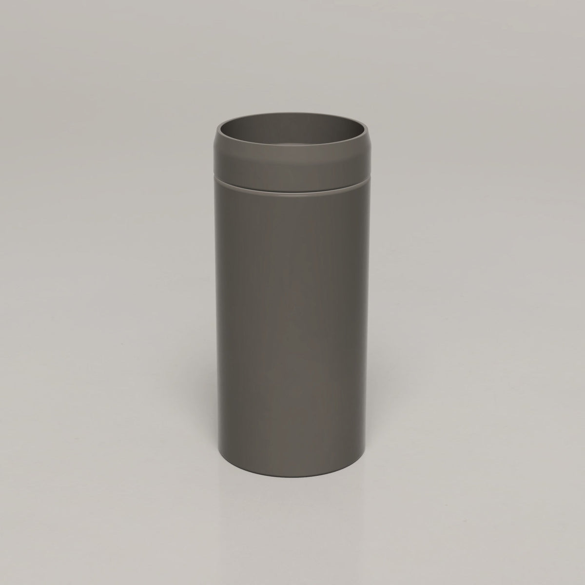 Nood Co Cylinder Prism Circle Concrete Basin in Mid Tone Grey | Nood Co