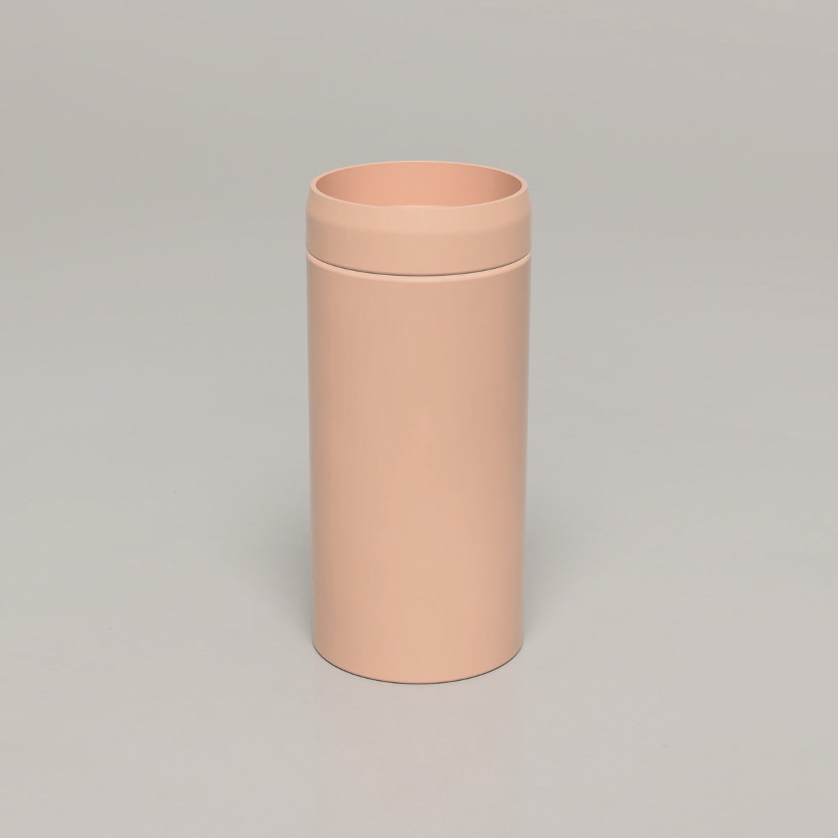 Nood Co Cylinder Prism Circle Concrete Basin in Pastel Peach | Nood Co