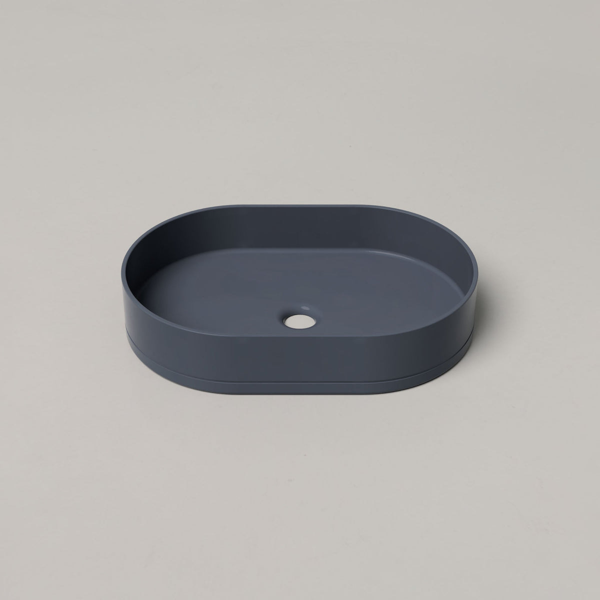 Nood Co Pill Concrete Basin in Copan Blue | Nood Co