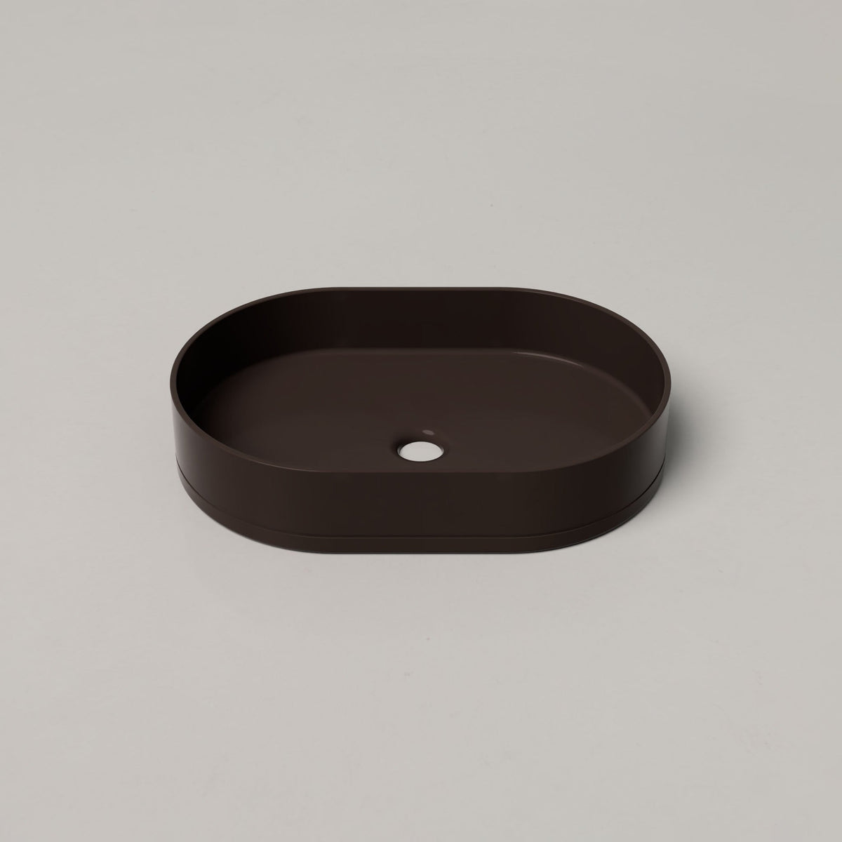 Nood Co Pill Concrete Basin in Slate | Nood Co